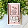 Personalised Wooden Puzzle Frame Gift for Mom