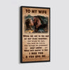 🎁TO MY WIFE-I HAD YOU AND YOU HAD ME-CANVAS POSTER(Buy 2 Get Free Shipping)