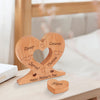 Custom Wooden Name Heart Puzzle