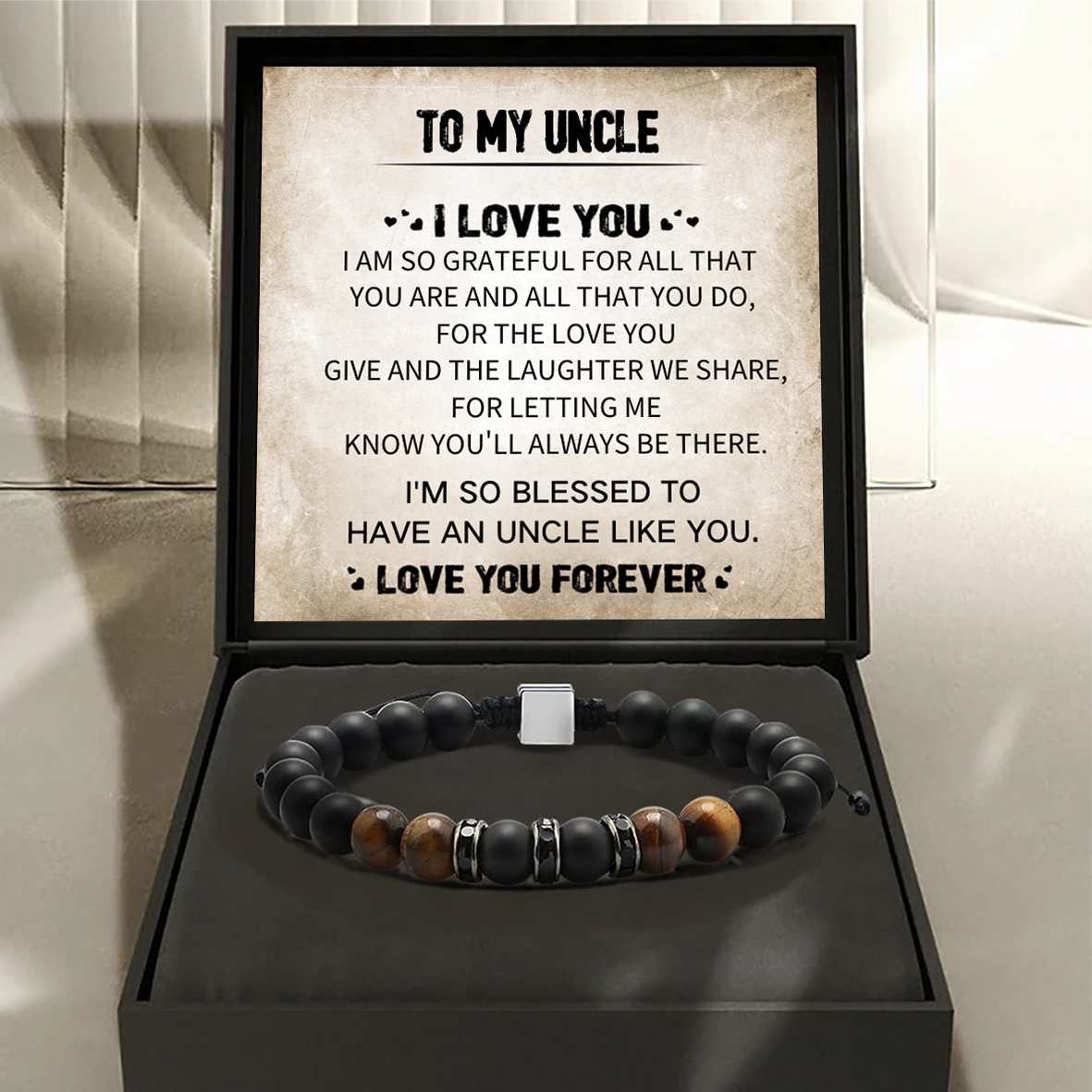 To My XX - Tiger's Eye Protection Bracelet