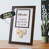 Personalised Wooden Puzzle Frame Gift for Mom