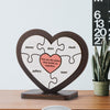 Personalized Heart Puzzle Frame Mom