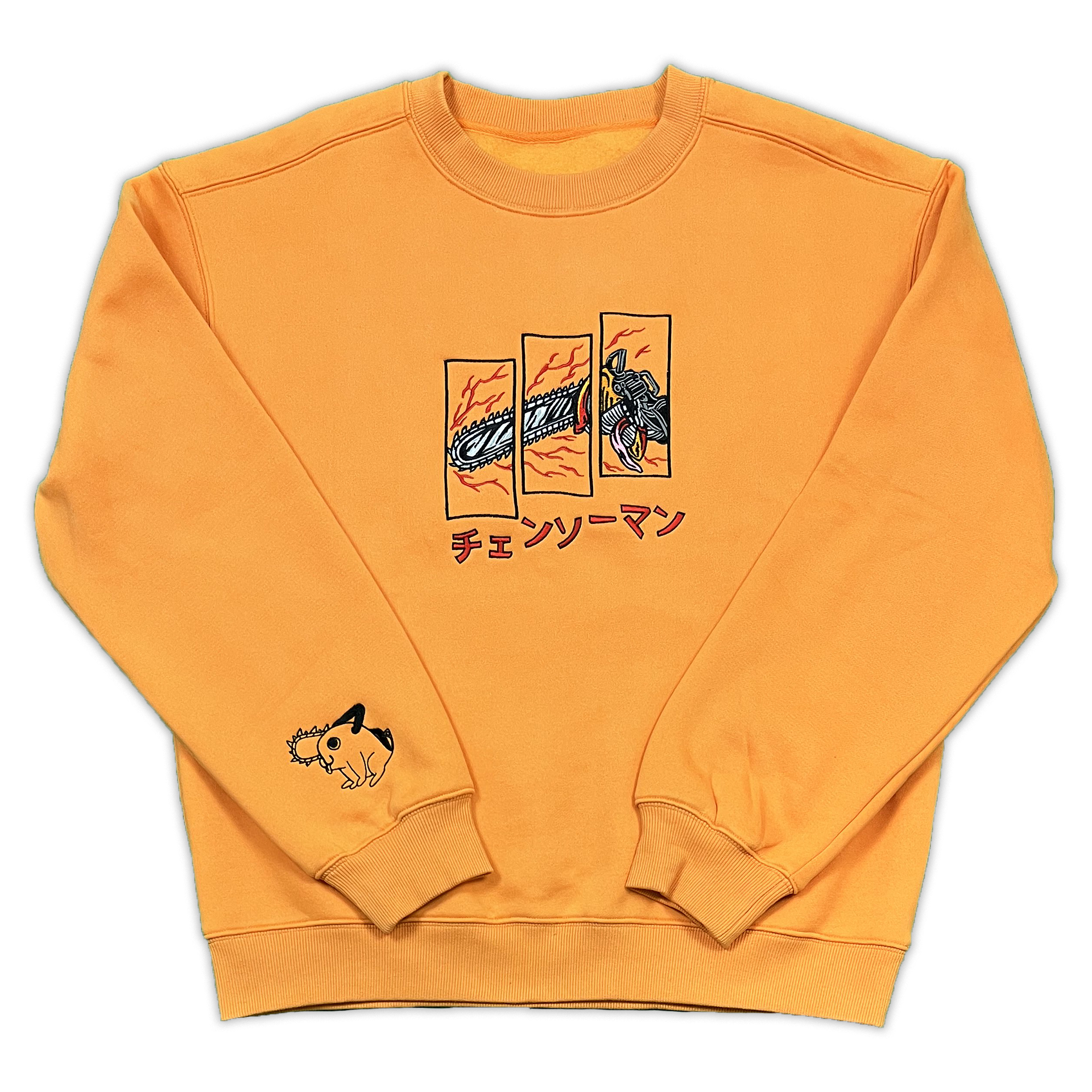 Denji "𝕲𝖔𝖎𝖓' 𝕭𝖊𝖗𝖘𝖊𝖗𝖐" Embroidery Crewneck