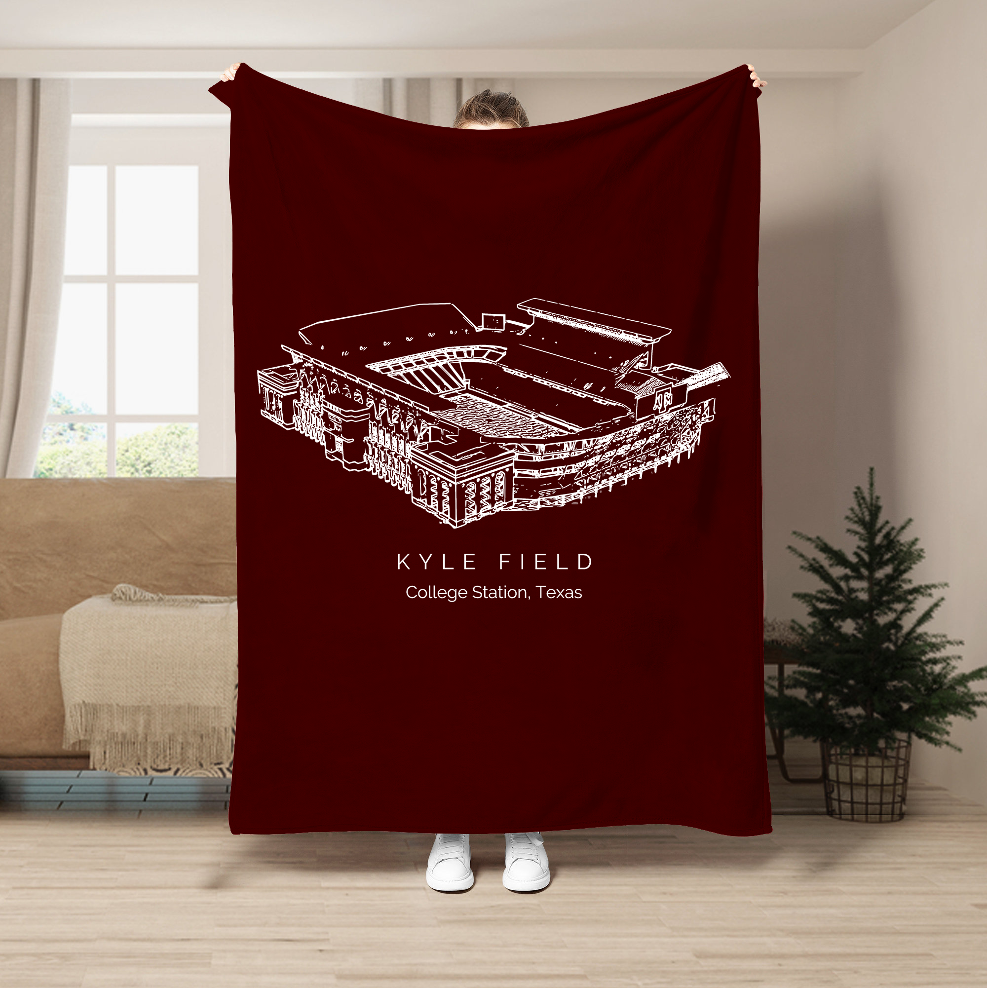 Kyle Field - Texas A&M Aggies football, College Football Blanket