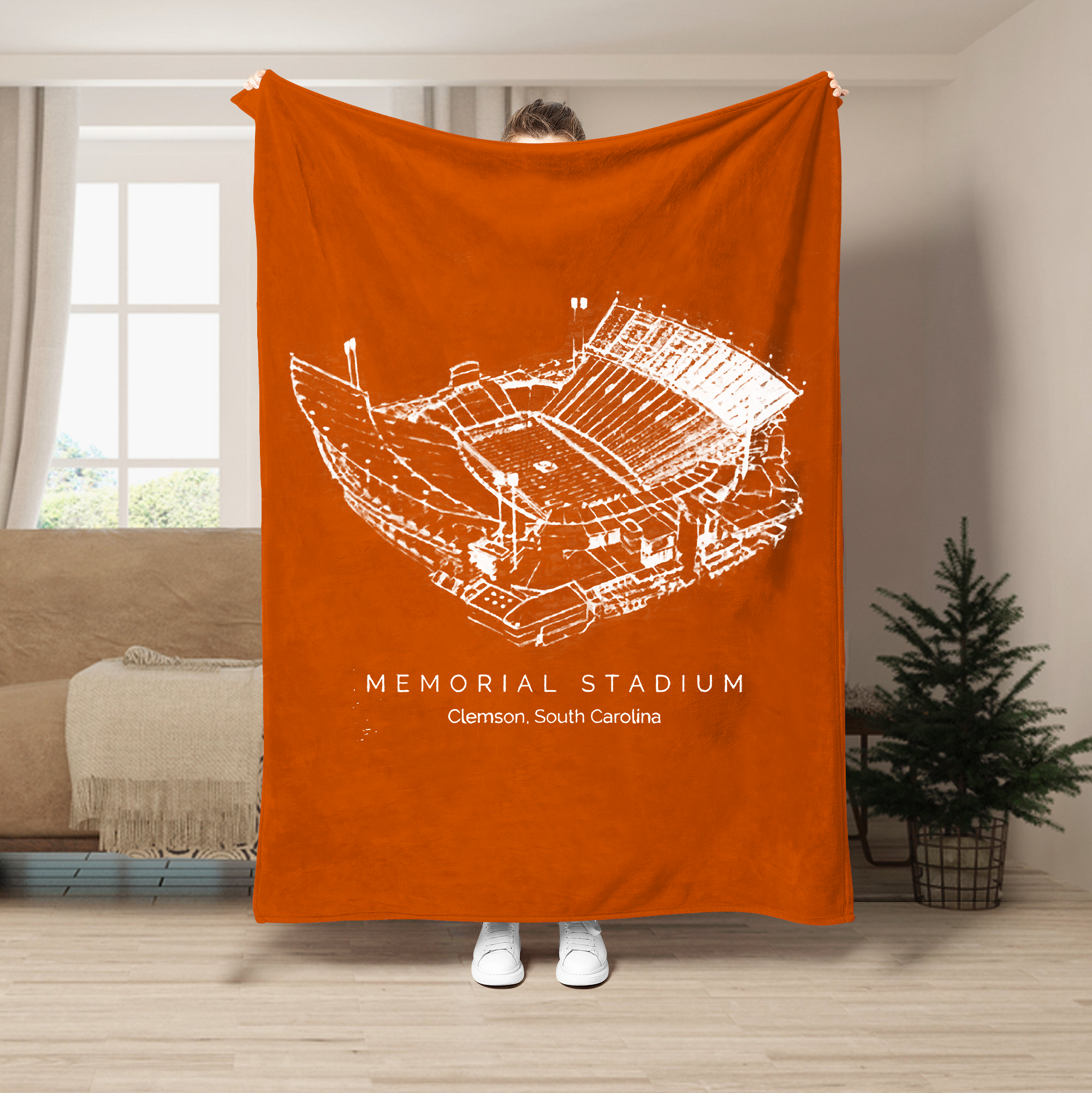 Memorial Stadium (Clemson) - Clemson Tigers football,College Football Blanket