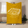 Michigan Stadium - Michigan Wolverines football, College Football Blanket