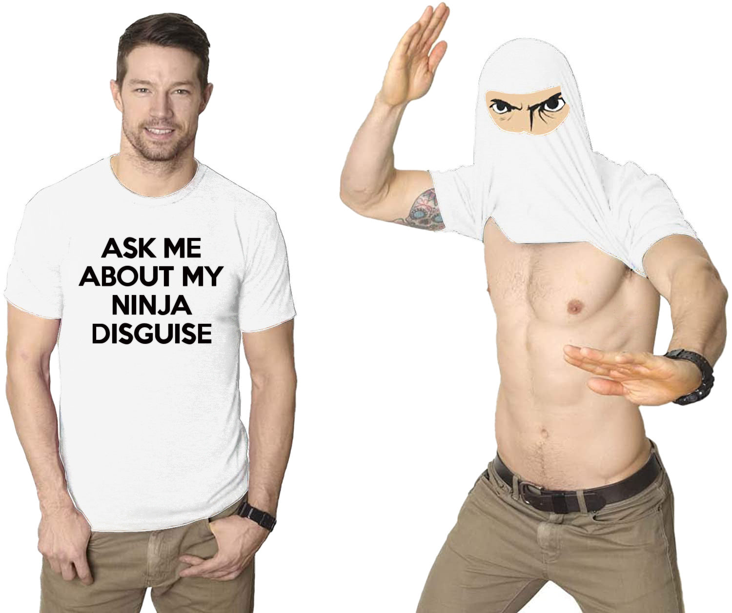 NINJA DISGUISE T-SHIRT (Buy 3 Free Shipping)