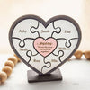 Personalized Heart Puzzle Frame Mom