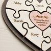 Personalized Heart Puzzle Frame Mom