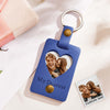 Custom Photo Engraved Keychains Heart-shaped Leather Gifts for Couple