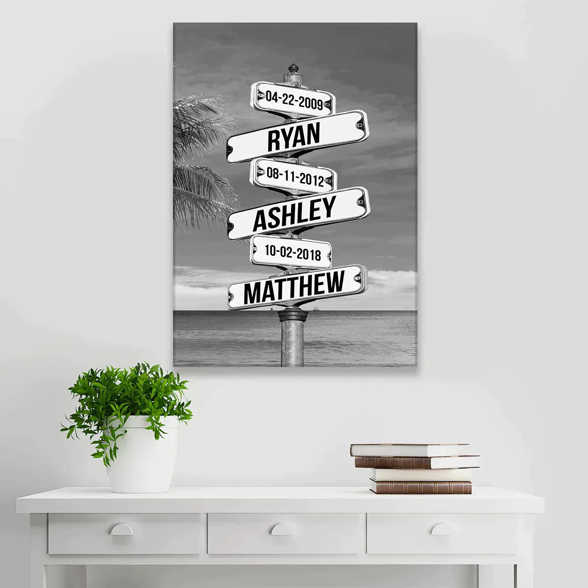 Street Sign Names Premium Canvas Family