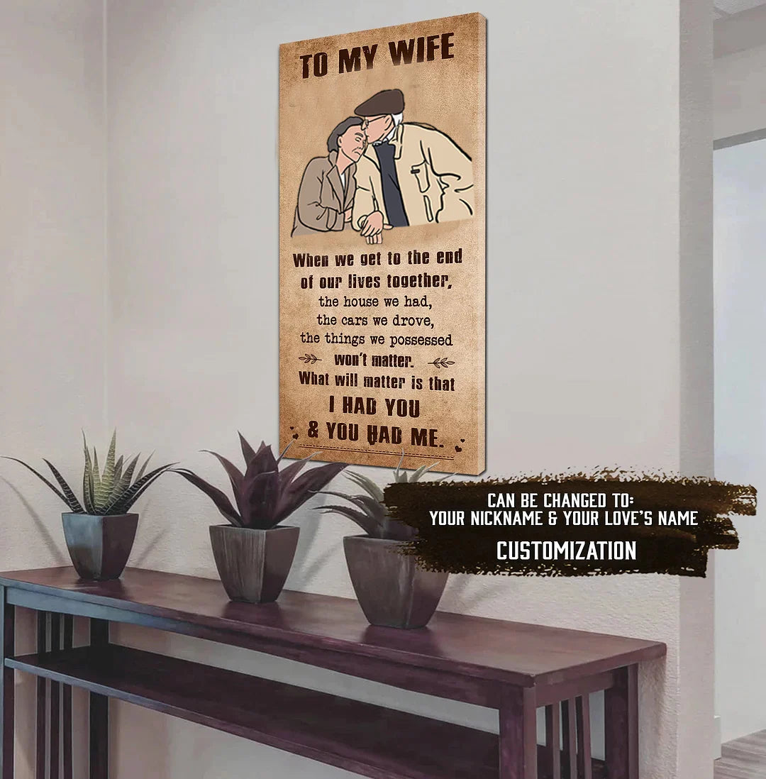 🎁TO MY WIFE-CANVAS POSTER🎁(Buy 2 Get Free Shipping)