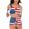 Personalized Women's Two Piece Bathing Suit Summer Set Beach Pool Outfits