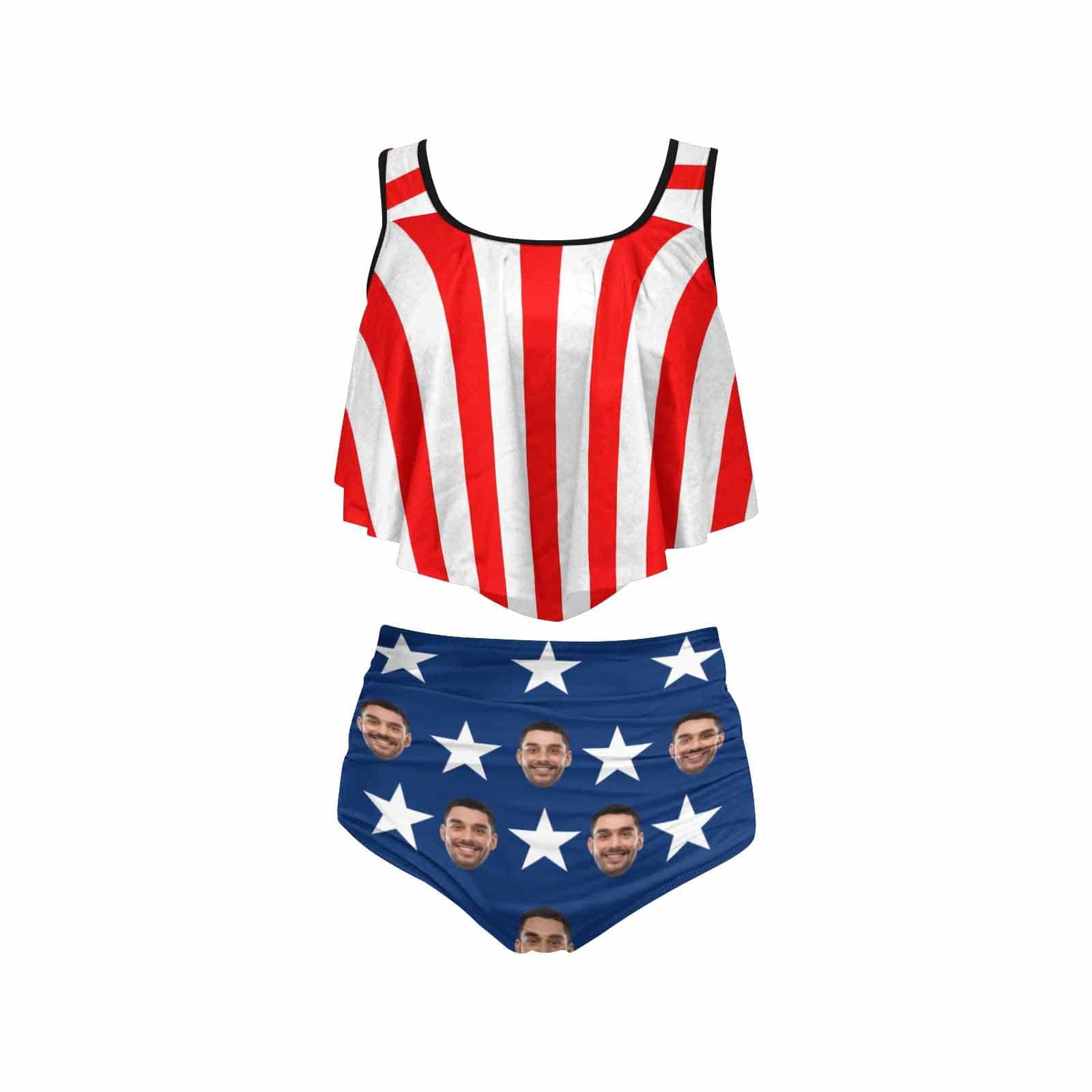 Personalized Women's Two Piece Bathing Suit Summer Set Beach Pool Outfits