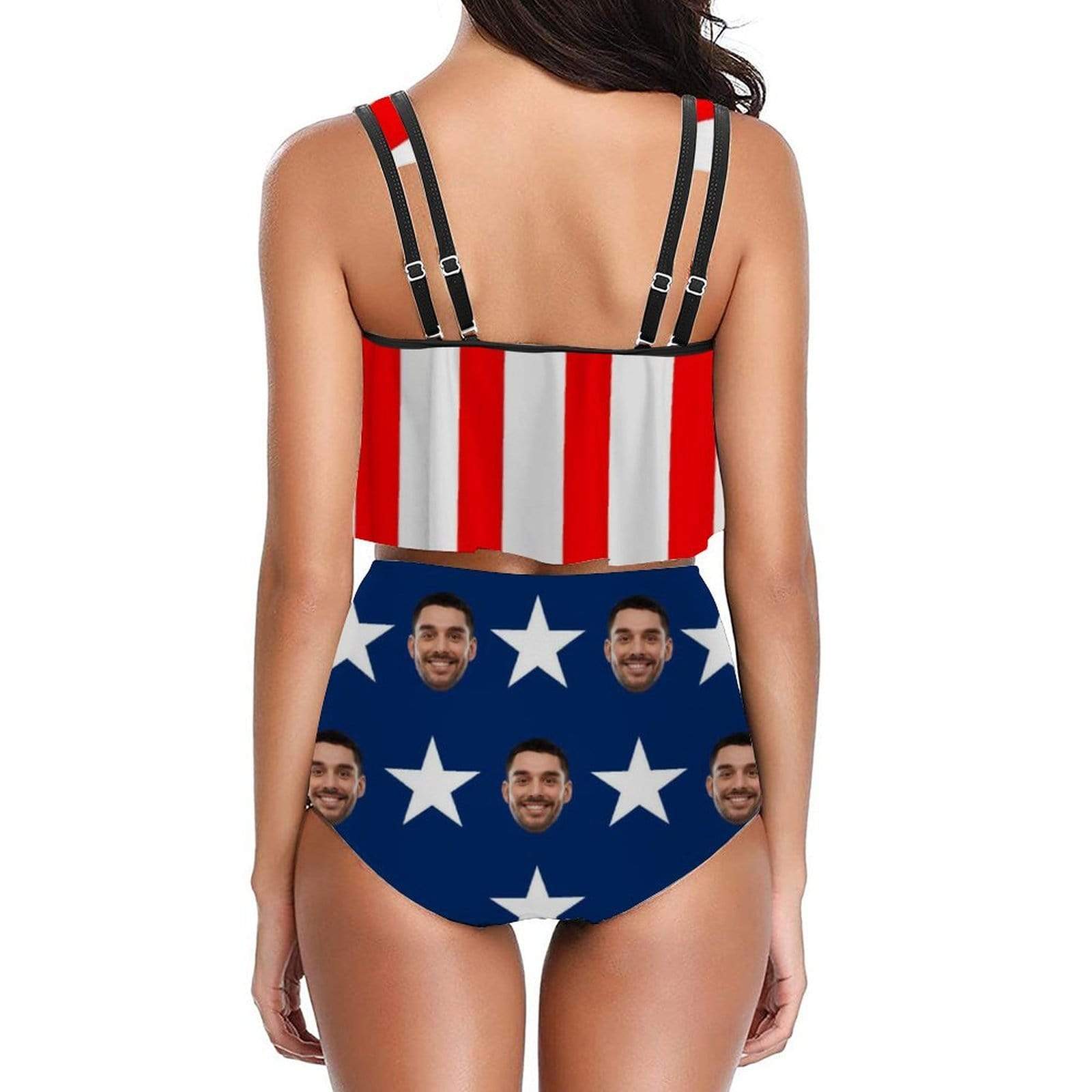 Personalized Women's Two Piece Bathing Suit Summer Set Beach Pool Outfits