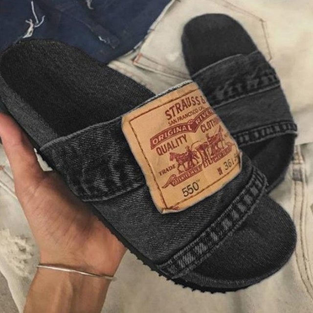 Mylovecustom Denim Slides