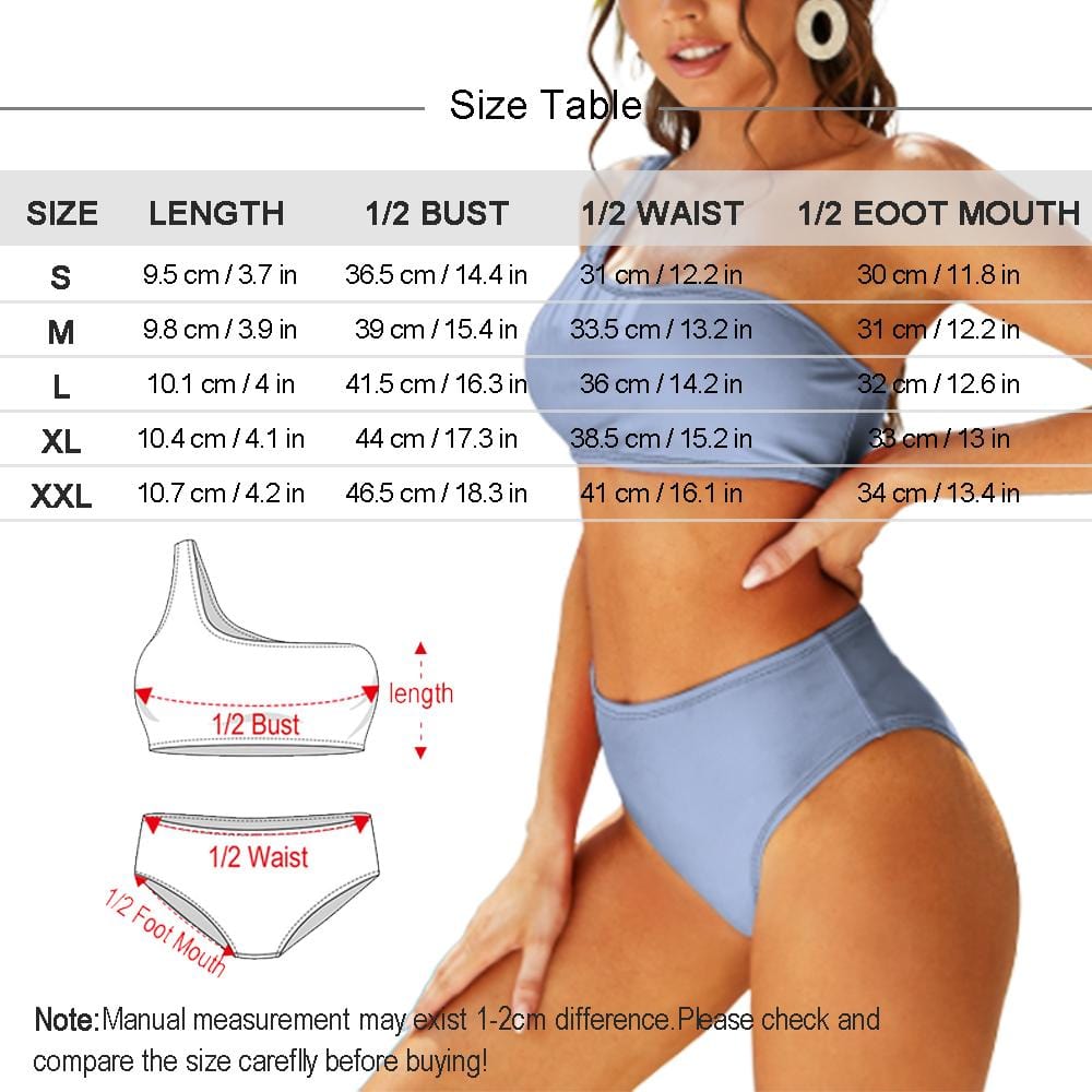 Personalized Face Women's Swimwear Bikini Swimsuit Beach Travel Boat Cruise Pool Party Outfits