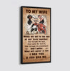 🎁TO MY WIFE-I HAD YOU AND YOU HAD ME-CANVAS POSTER(Buy 2 Get Free Shipping)