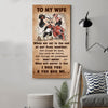 🎁TO MY WIFE-I HAD YOU AND YOU HAD ME-CANVAS POSTER(Buy 2 Get Free Shipping)