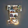 ✨Personalized Letter Photo Collage Lamp Letter  U