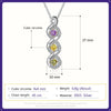 Custom Mothers Rings Necklace with Birthstones