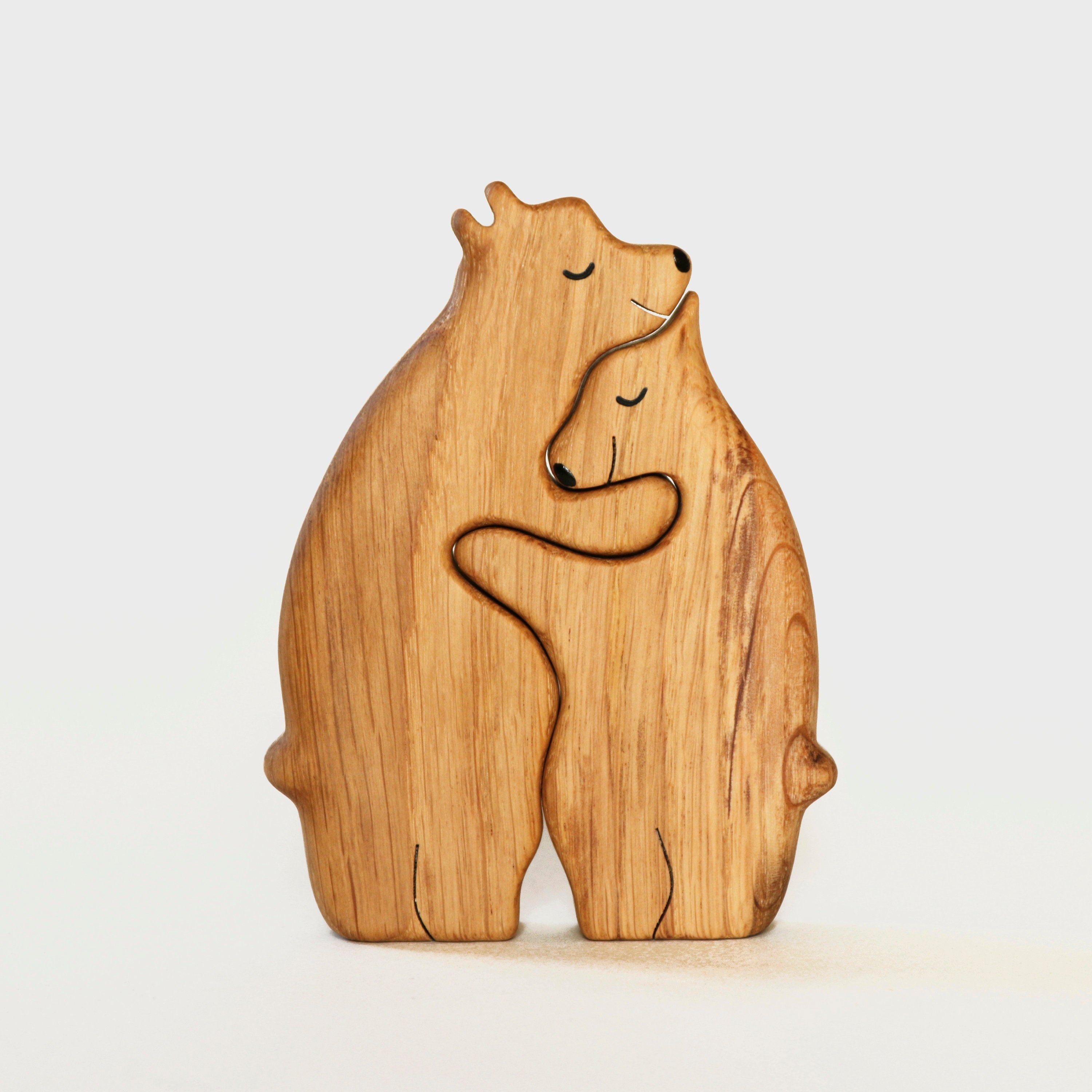 Wooden bears family puzzle