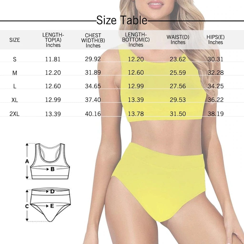 Personalized Face Women's Swimwear Beach Travel Boat Cruise Pool Party Outfits Recommended for Girls With Big Breasts