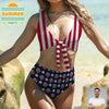 July 4-4th of July Boat Trip Beach Cruise Outfit Custom Face Bikini